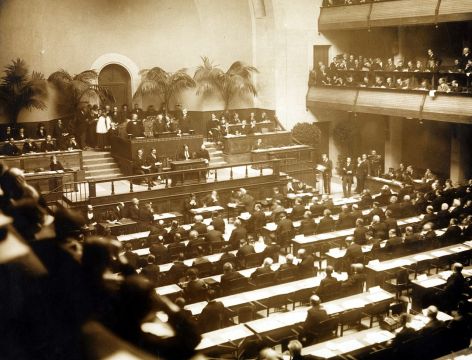 League of Nations Assembly meeting