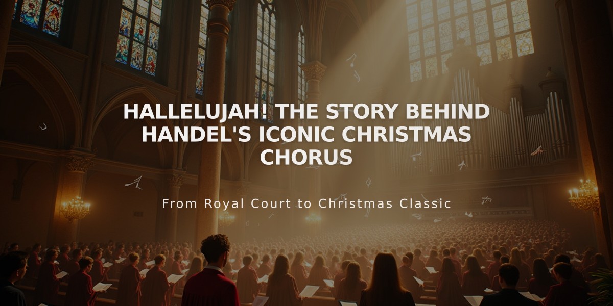 Hallelujah! The Story Behind Handel's Iconic Christmas Chorus