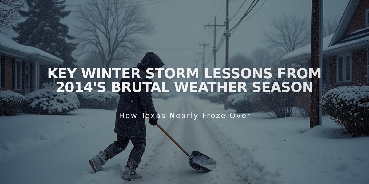 Key Winter Storm Lessons From 2014's Brutal Weather Season