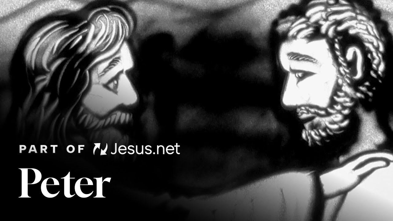 Jesus speaking with Peter