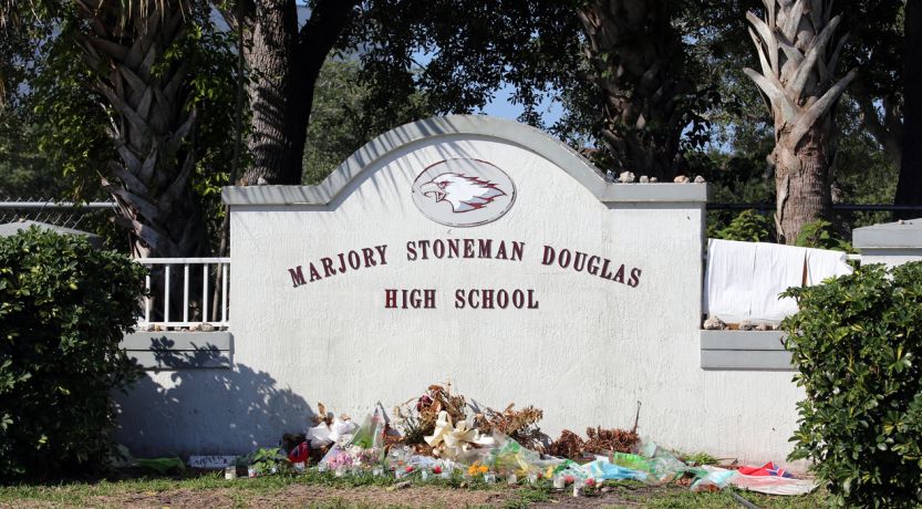 Memorial after Florida school shooting