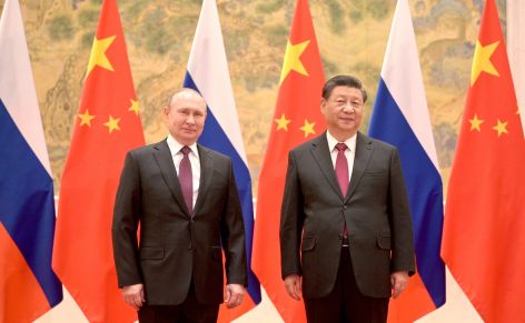 Putin and Xi at Beijing Olympics