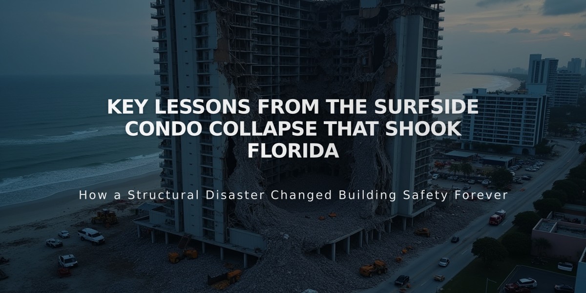 Key Lessons from the Surfside Condo Collapse That Shook Florida