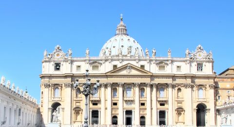 Pope Francis at Vatican Basilica