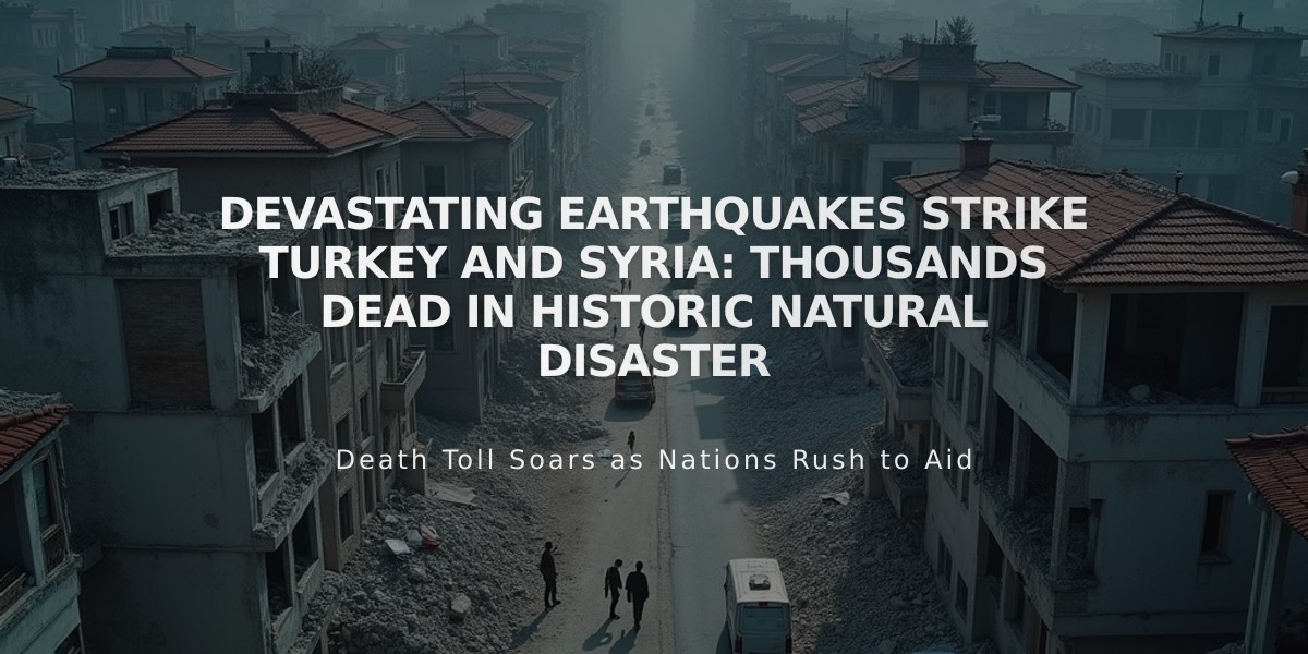 Devastating Earthquakes Strike Turkey and Syria: Thousands Dead in Historic Natural Disaster