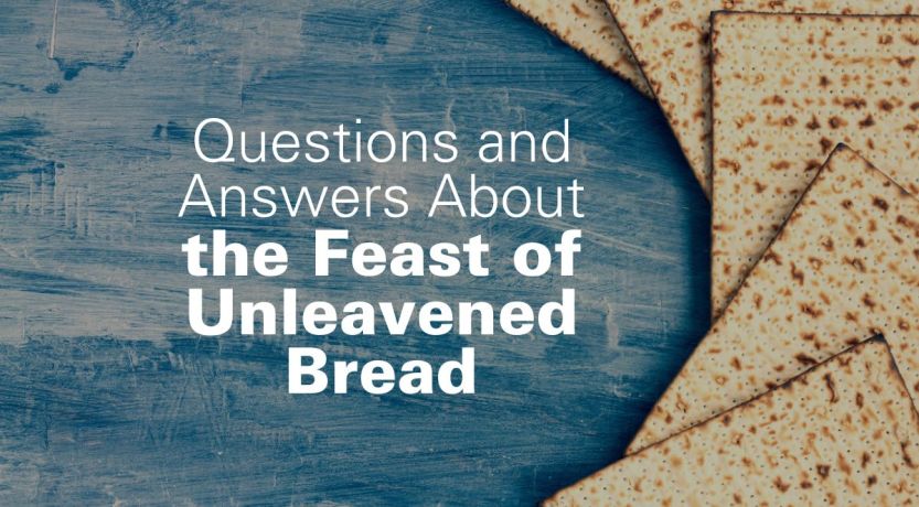 Unleavened bread questions and answers graphic